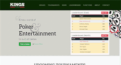 Desktop Screenshot of kingspoker.com.au